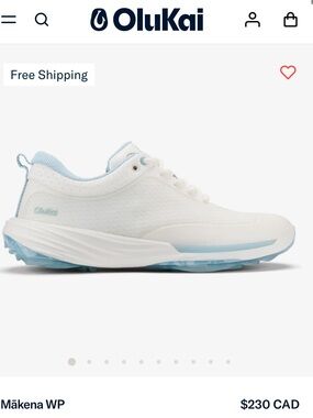 OluKai Mākena Waterproof Golf Shoes size 9